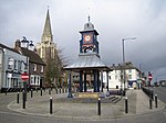 Dunstable, The Clock Tower and Market Cross - geograph.org.uk - 145452